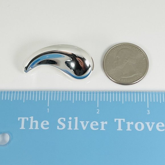 Tiffany & Co Large Clip-on Teardrop Earring by Elsa Peretti Single Replacement - Picture 4 of 4